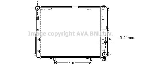 AVA QUALITY COOLING Radiaator,mootorijahutus MS2126